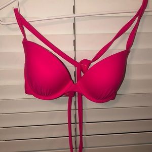 Aerie Bikini Pink Push up Top